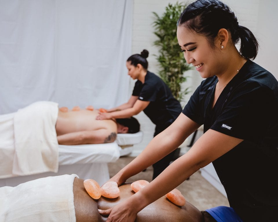 Couples Himalayan Salt Stone Massages at Zen'd Out Massage Spa